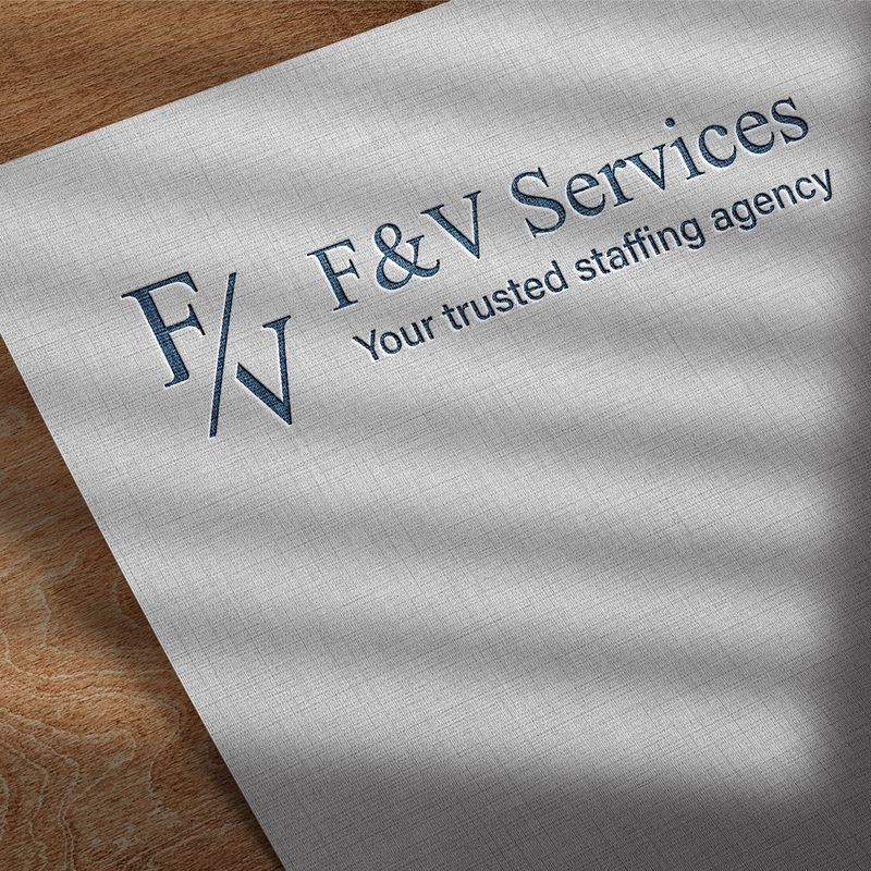 Diseño de logo F&V Services / BPO